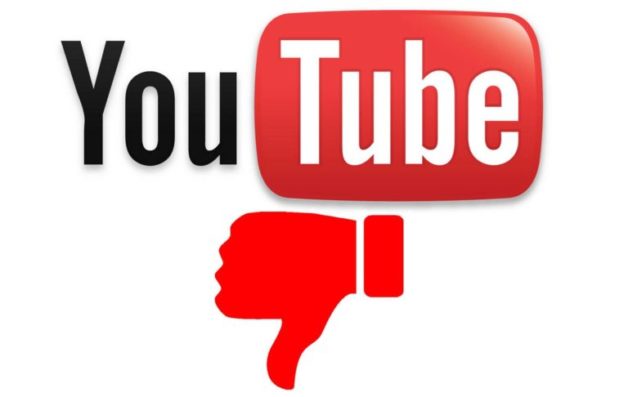 youtube problema dei dislike